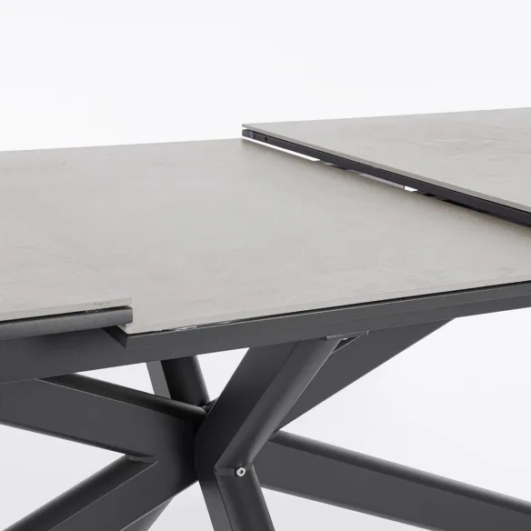 Bizzotto All Pascal Tavolo allungabile - 200/260 x 100 cm - Antracite JX55