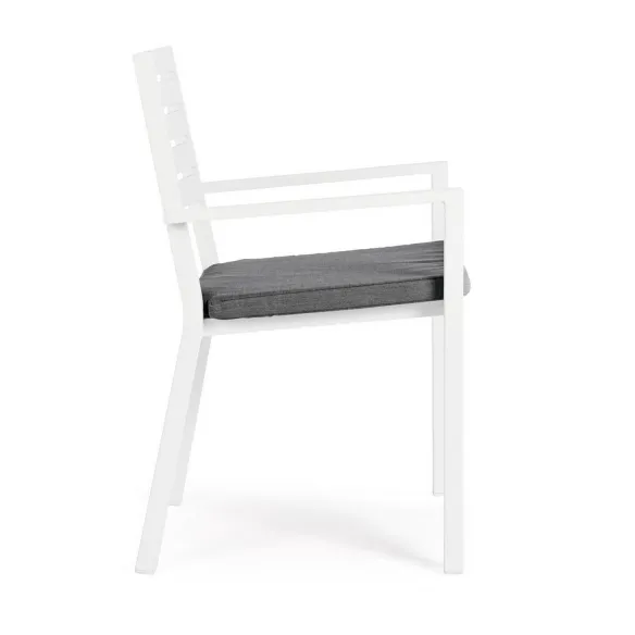 Bizzotto Helina Sedia con braccioli - Bianco