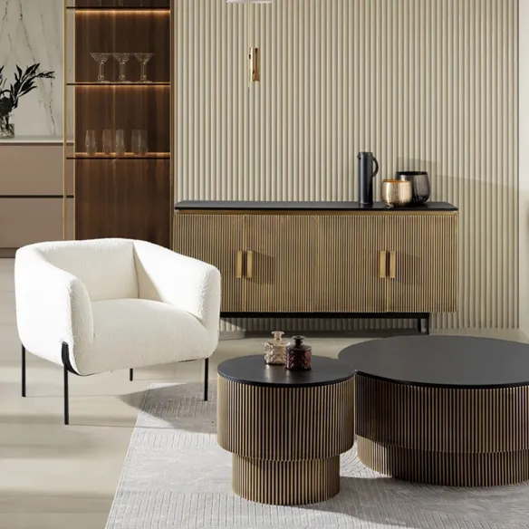 Bizzotto Klab Teppich - 160 x 230 cm - Hellgrau
