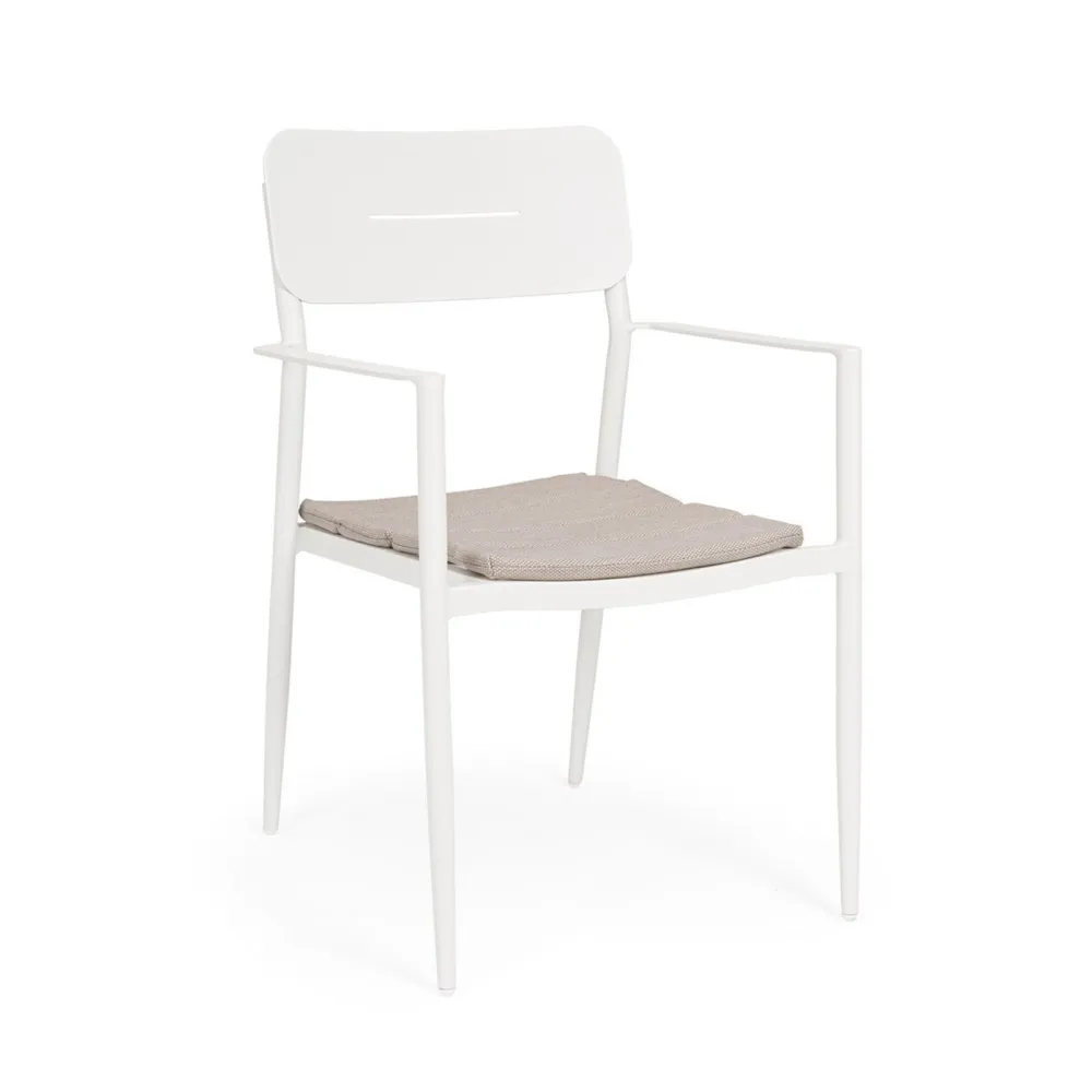 Bizzotto Nebula Silla con reposabrazos - Vapor