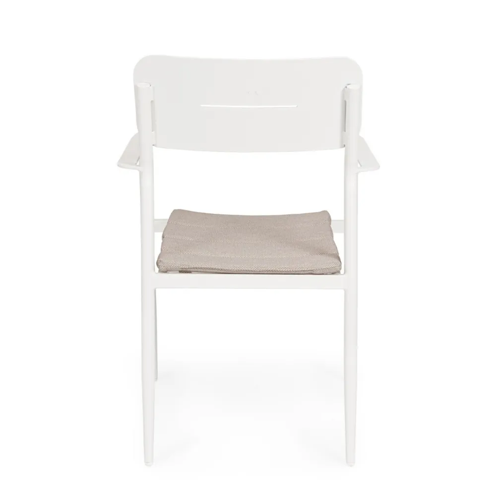 Bizzotto Nebula Chair with armrests - Vapor