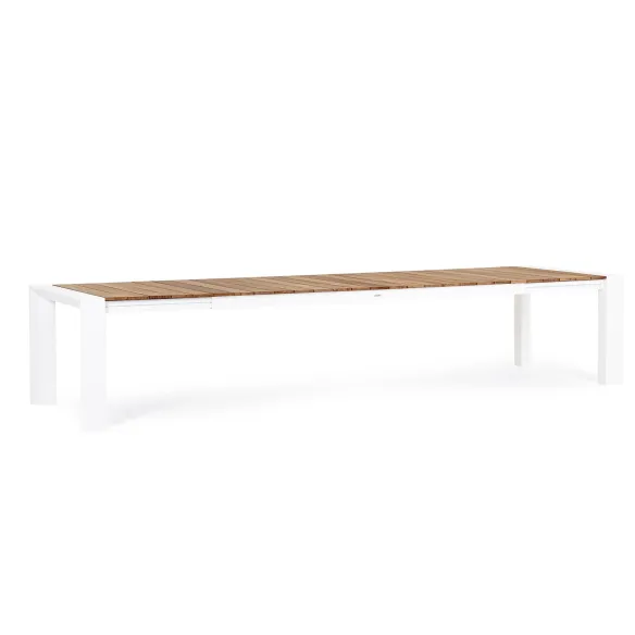 Bizzotto Cameron Ausziehtisch 253/319/384 x 110 cm - Weiß