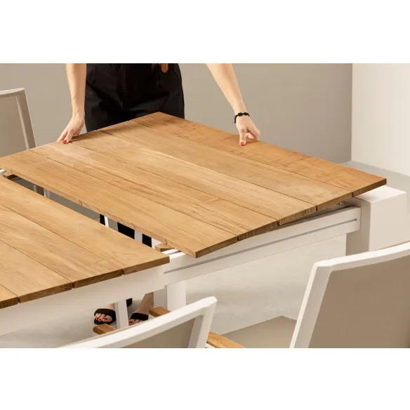 Bizzotto Cameron Extendable table 253/319/384 x 110 cm - White