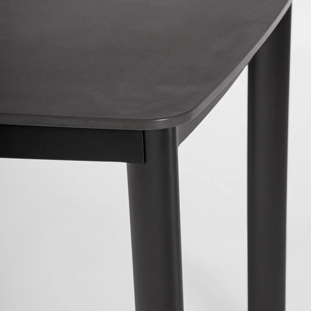 Bizzotto Alcora Table - 180 x 90 cm - Anthracite