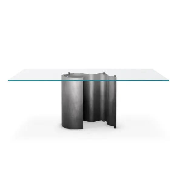 Cattelan Italia Rectangular table Papelito Glass