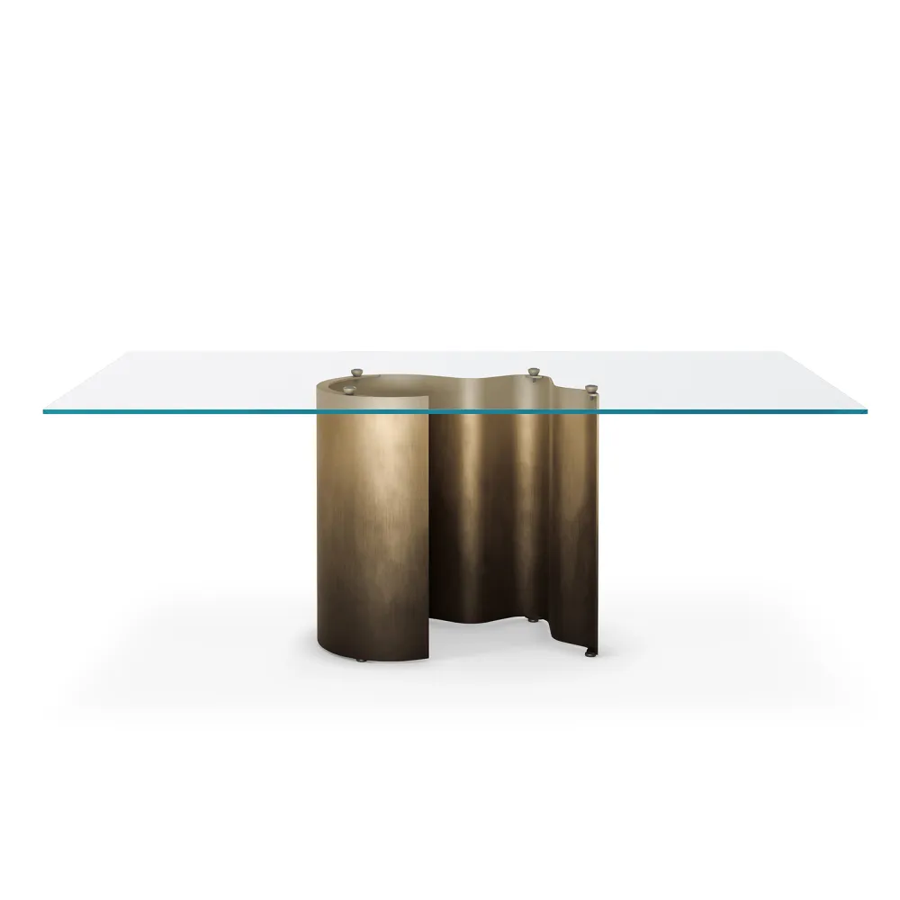 Cattelan Italia Mesa rectangular Papelito Glass