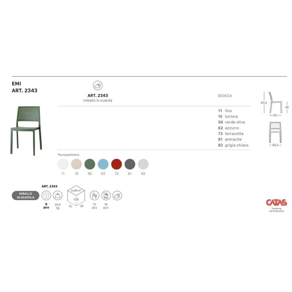 Sedia SCAB Design Emi