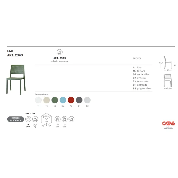 Sedia SCAB Design Emi