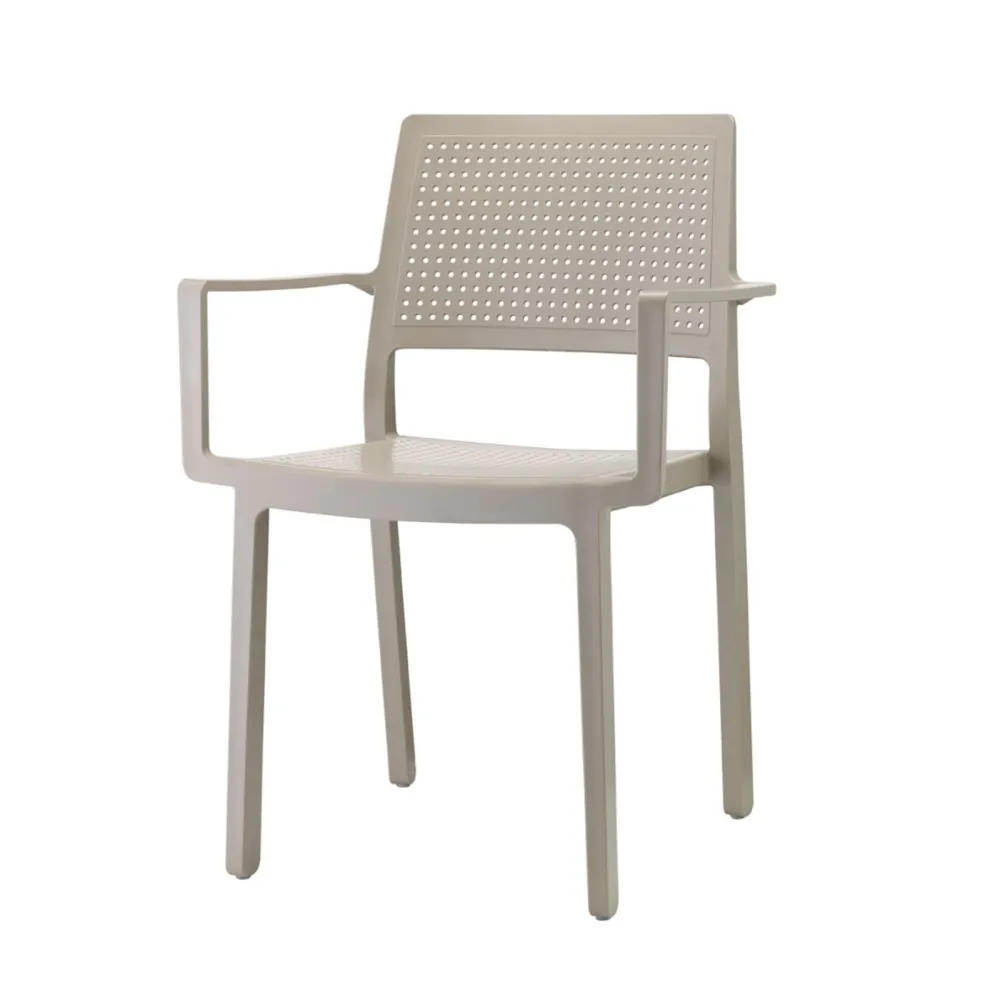 Chaise avec accoudoirs SCAB Design Emi