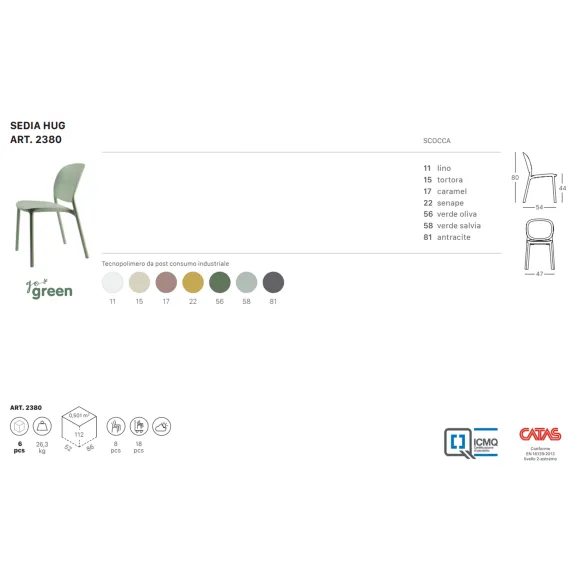 Sedia SCAB Design Hug