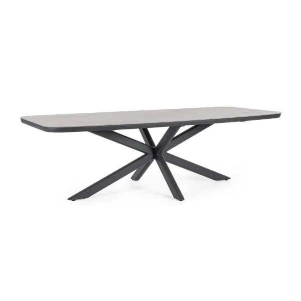 Table Isacco Bizzotto - 240 x 110 cm - Anthracite