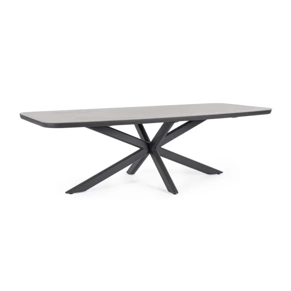 Table Isacco Bizzotto - 240 x 110 cm - Anthracite
