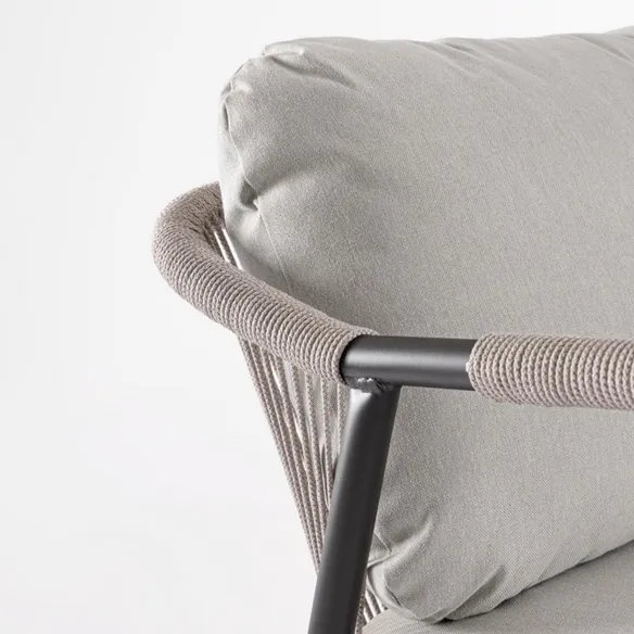 Bizzotto Miravet Set da giardino - Antracite/Khaki