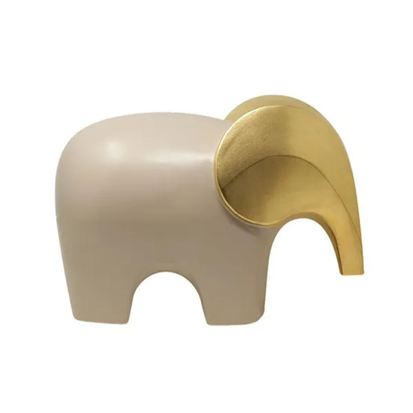 Adriani & Rossi Bra Big Scultura in ceramica - Sand/oro -...
