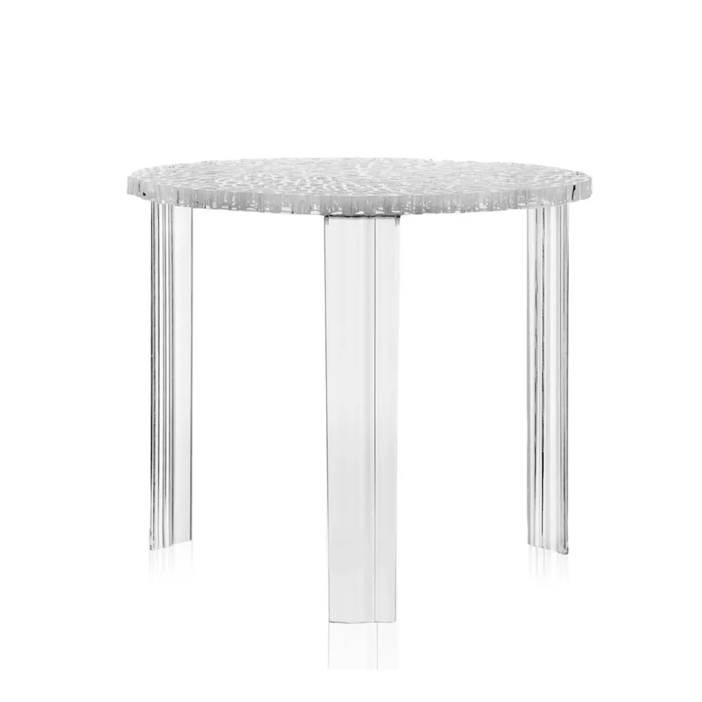 Kartell T-Table Coffee table - Crystal - 44 cm