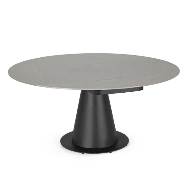 Bizzotto Jami Tavolo rotondo allungabile - 102/160 x 77 h cm