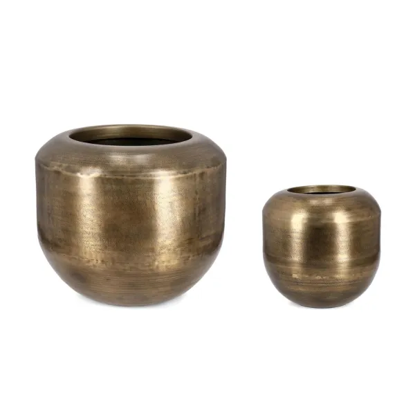 Bizzotto Nadu Set of 2 vases - Gold