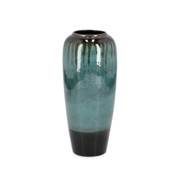 Bizzotto Coira Vase - Vert chiné - 36 cm