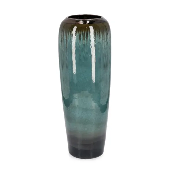 Bizzotto Coira Vase - Vert chiné - 72 cm