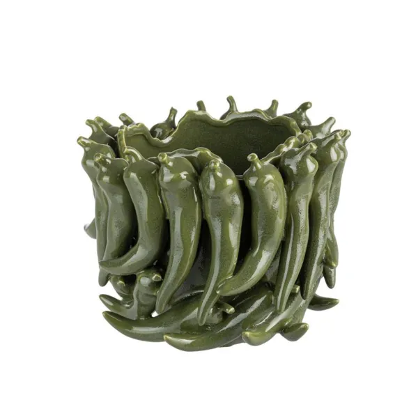 Bizzotto Spicy Vase - vert - 20 cm