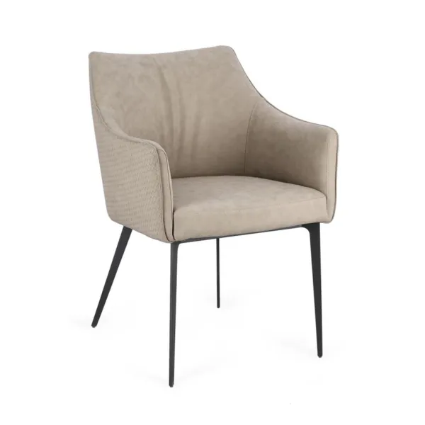 Bizzotto Russel Cloud Sessel mit Armlehnen – Taubengrau