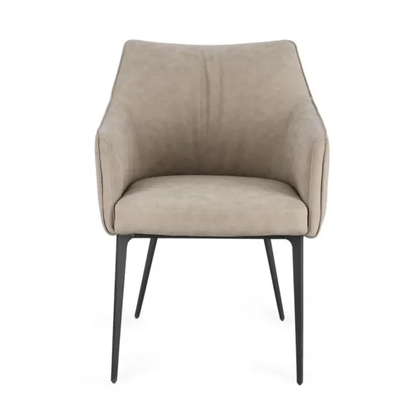 Bizzotto Russel Cloud Silla con reposabrazos - Gris paloma