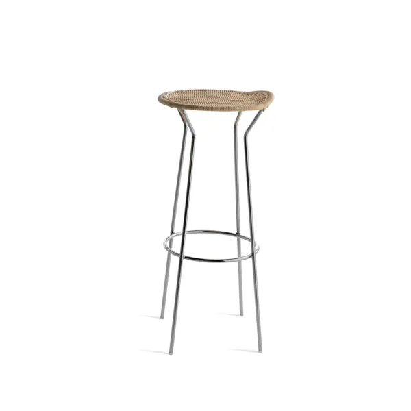 Horm Bar Wicker stool - 36 x 62 h cm