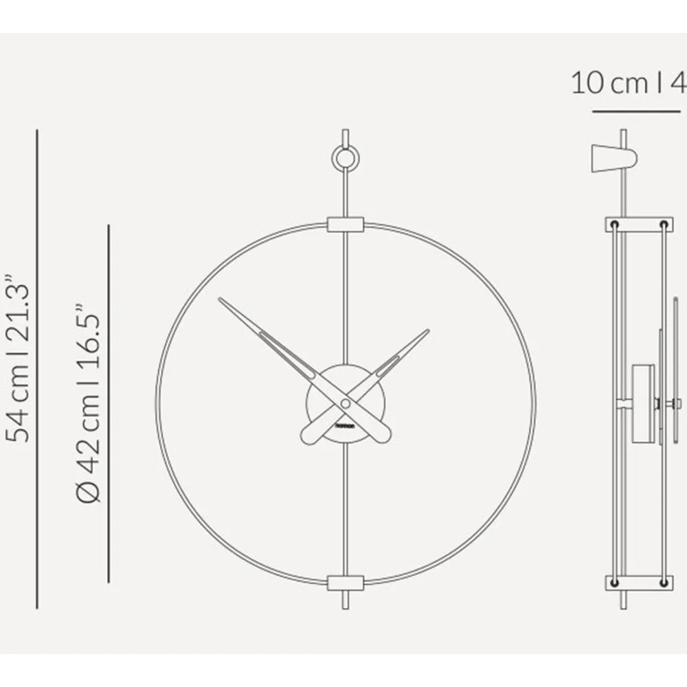 Nomon Wall clock Micro Barcelona