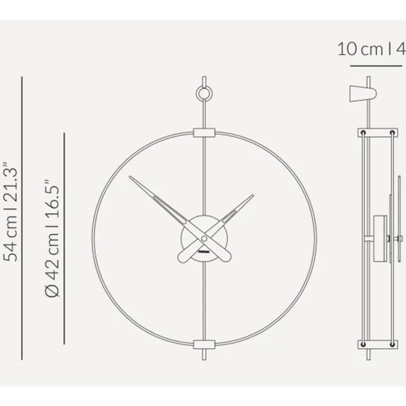 Nomon Reloj de pared Micro Barcelona