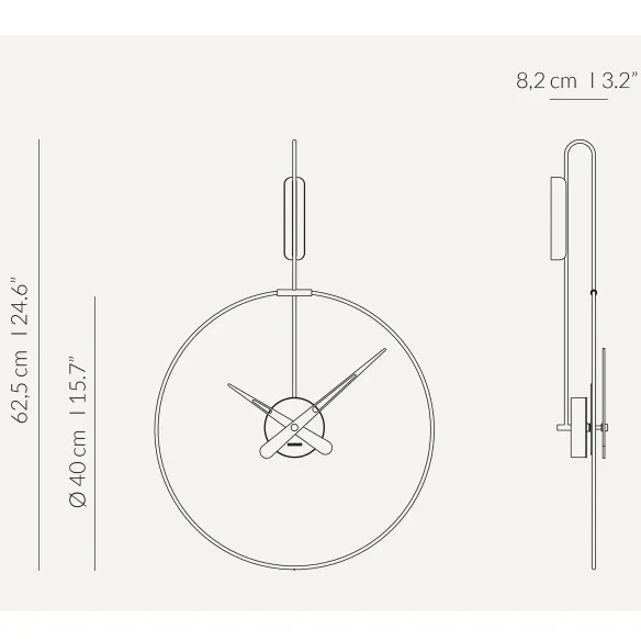 Nomon Wall clock Micro Daro