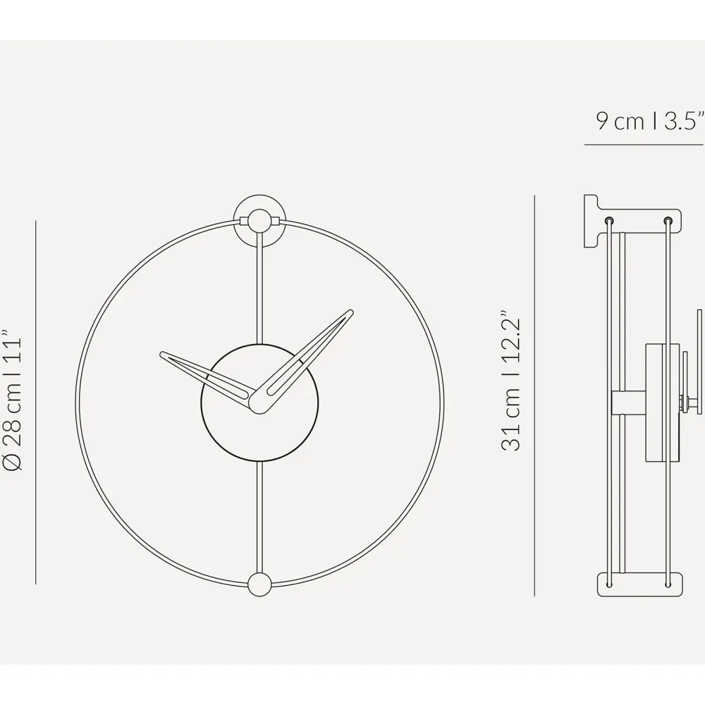 Nomon Wall clock Nano