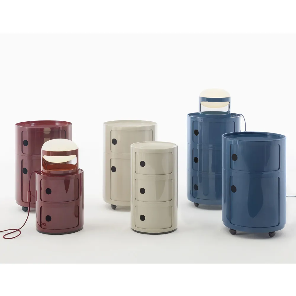 Kartell New Big Modulaire avec roulettes - Gris...