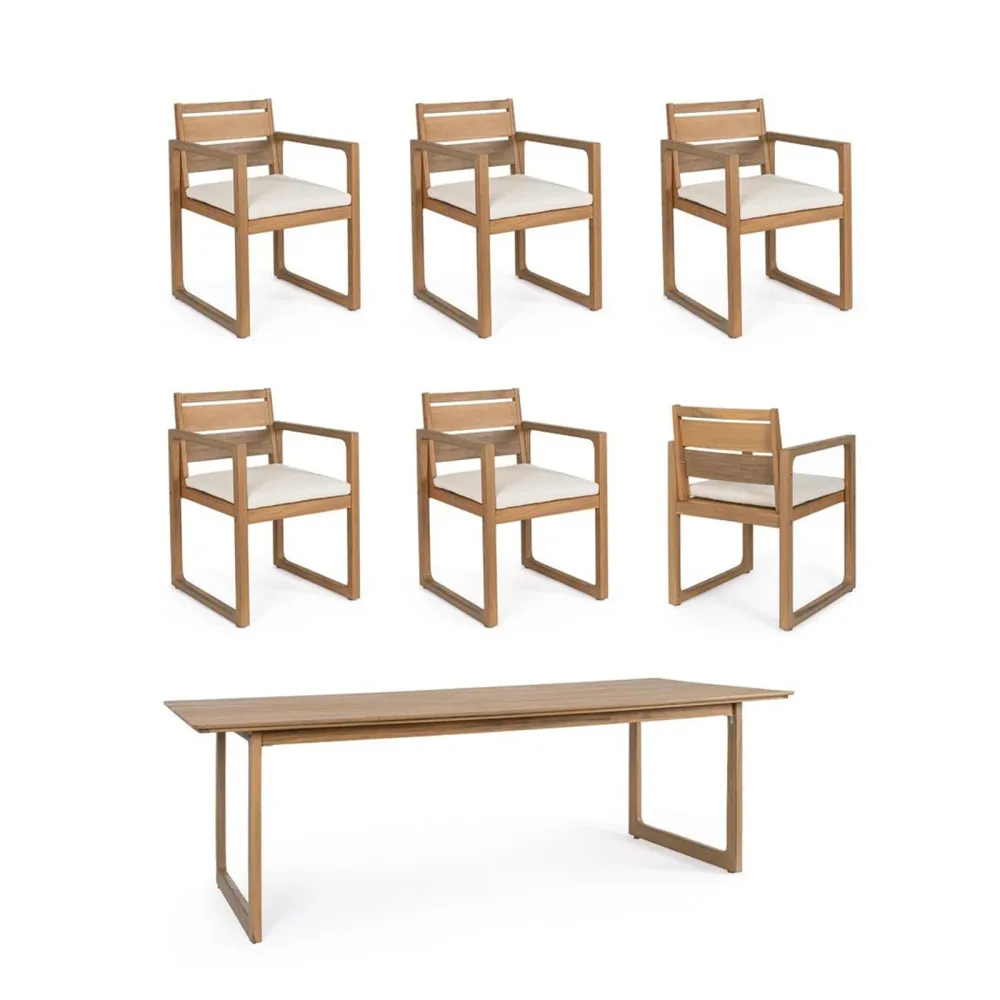 Bizzotto Table and chairs set Adrian