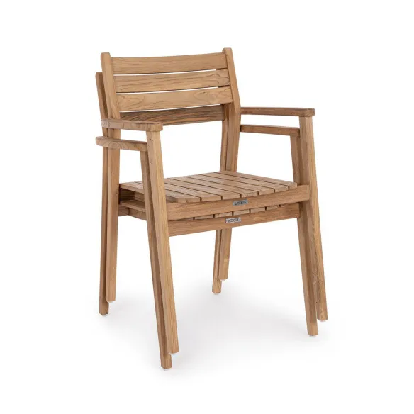 Bizzotto Chaise avec accoudoirs Adriel