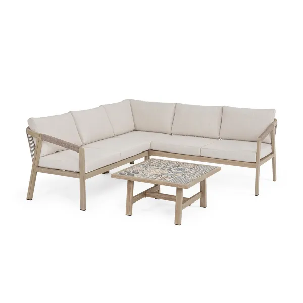 Bizzotto Salon d'angle Kalimera Timber