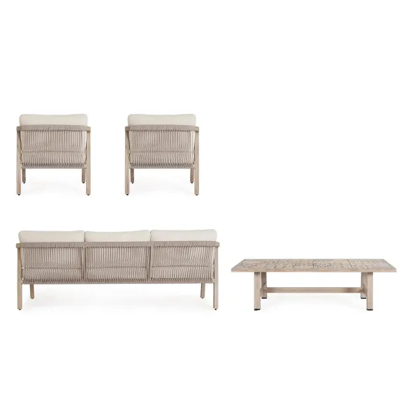Bizzotto Garden lounge set Kalimera Timber