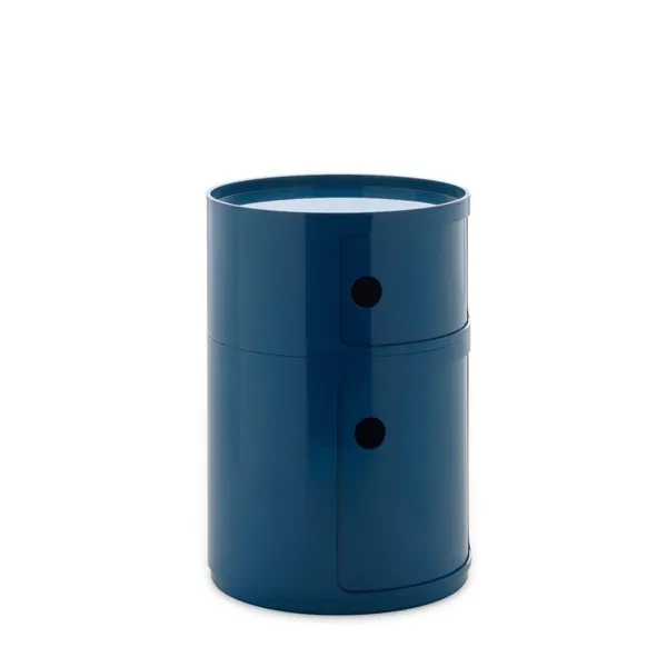 KARTELL New Big Modular con ruedas - 2 cajones - Blu 2