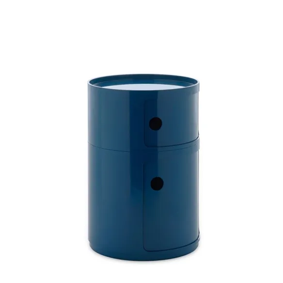KARTELL New Big Componibile con ruote - 2 Cassetti - Blu
