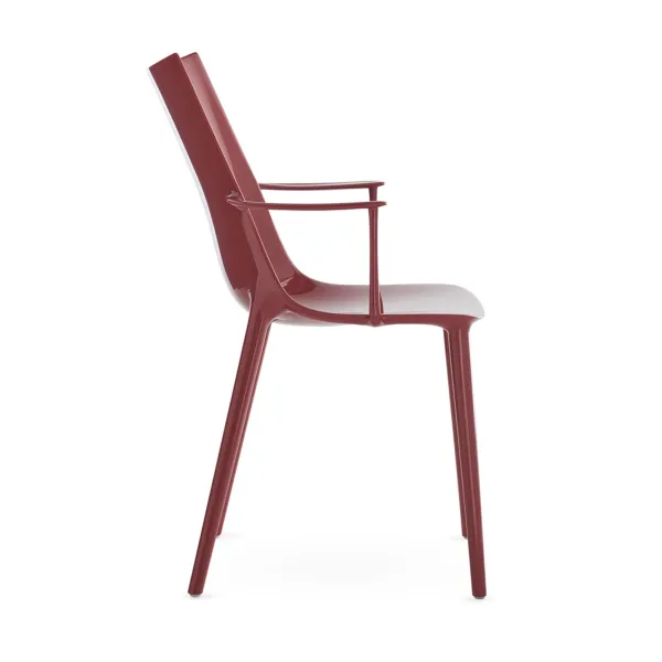 Kartell H.H.H Mat Chair Graphic Impression - Bordeaux 2