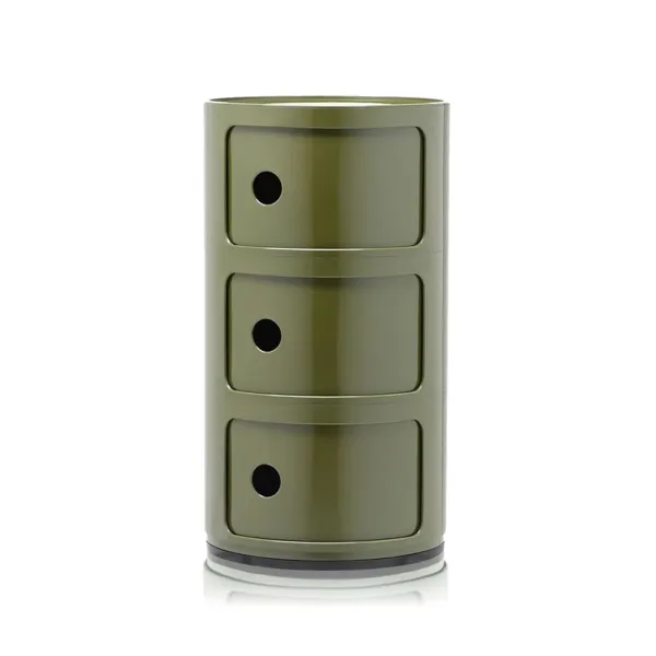Kartell Componibili Classic Kommode – 3 Schubladen – Grün