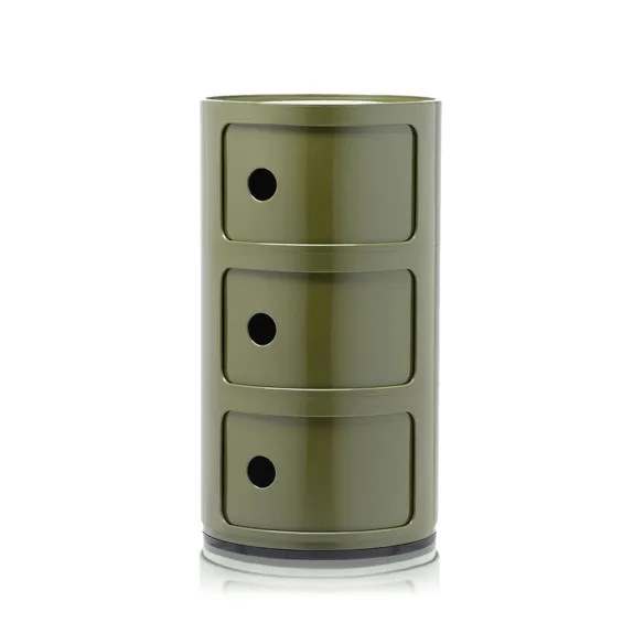 Kartell Componibili Classic Kommode – 3 Schubladen – Grün