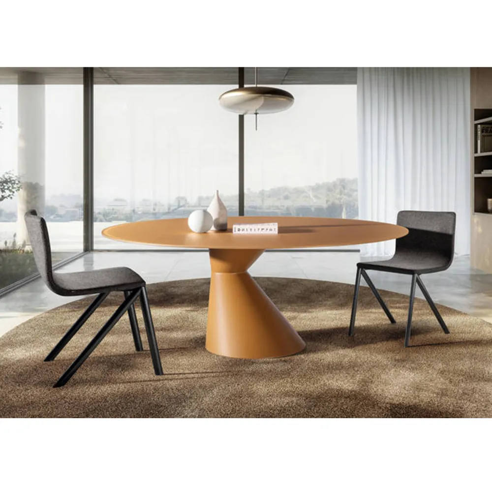 Lago Chapeau Round table - Ø 180 cm - Caramel