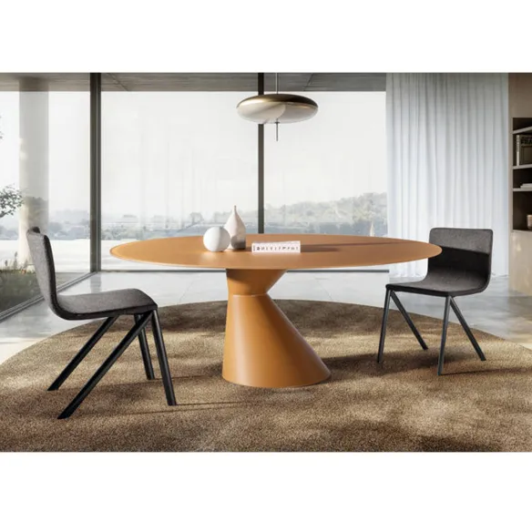 Lago Chapeau Table ronde - Ø 180 cm - Caramel