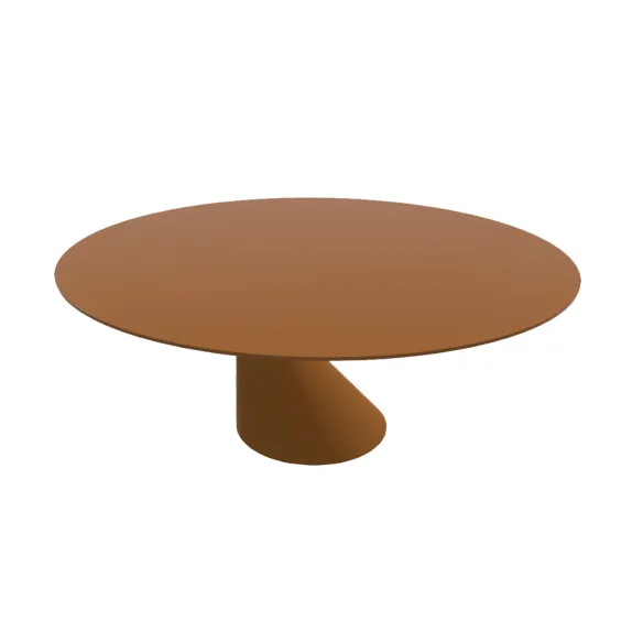 Lago Chapeau Round table - Ø 180 cm - Caramel