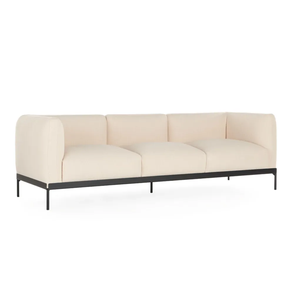 Kartell Asia 3-Sitzer-Sofa – Weiß,...