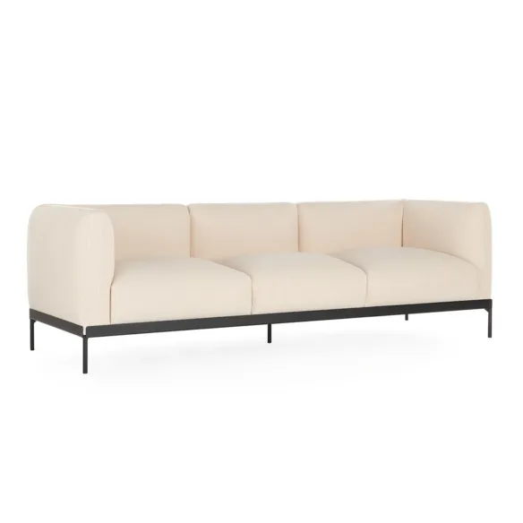 Kartell Asia Divano 3 Posti - Cotone Structure Bianco - Pronta Consegna