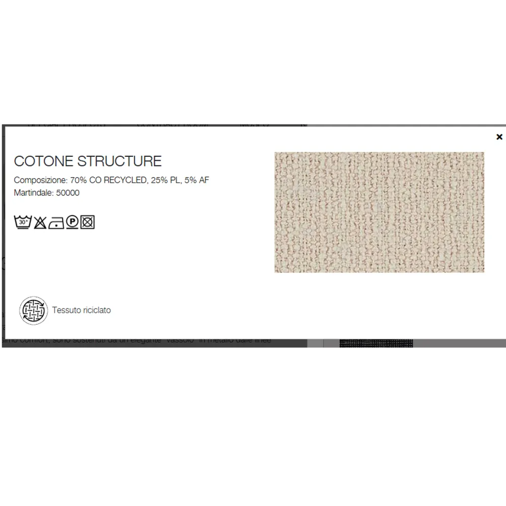 Kartell Asia Divano 3 Posti - Cotone Structure...