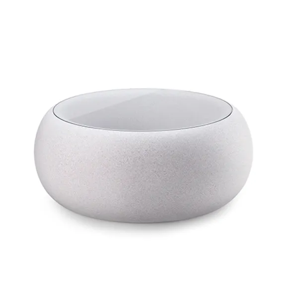 Plust Collection Boom Mesa de centro con tablero de cristal - Grain
