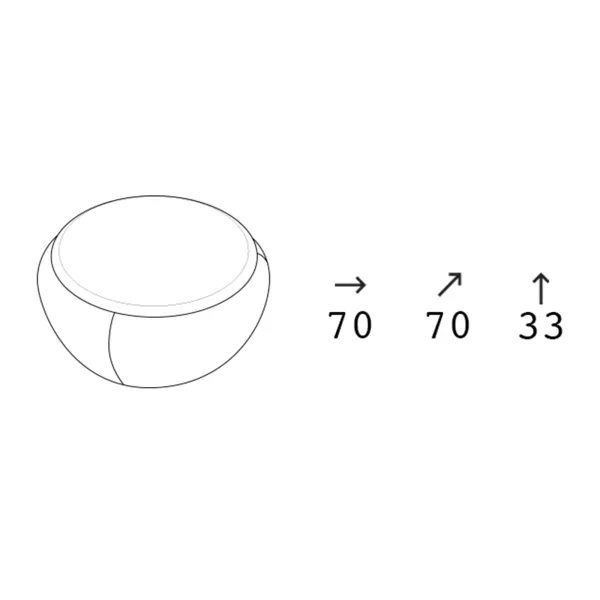 Plust Collection Vela Table basse avec plateau en... 2