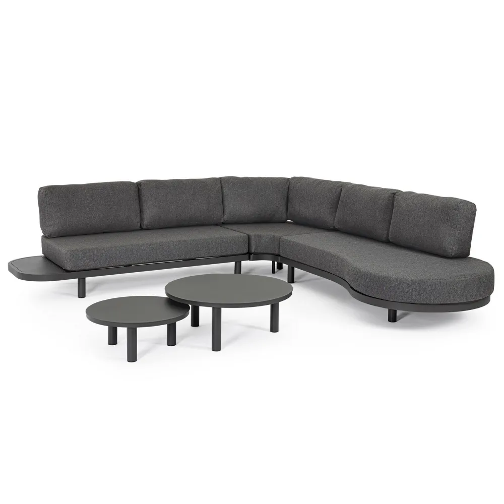Bizzotto Hercules Salon d'angle avec table...